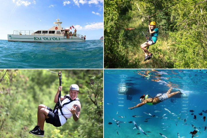 3 Zipline Adventure and 3.5 hour Afternoon Snorkel Cruise - Photo 1 of 20